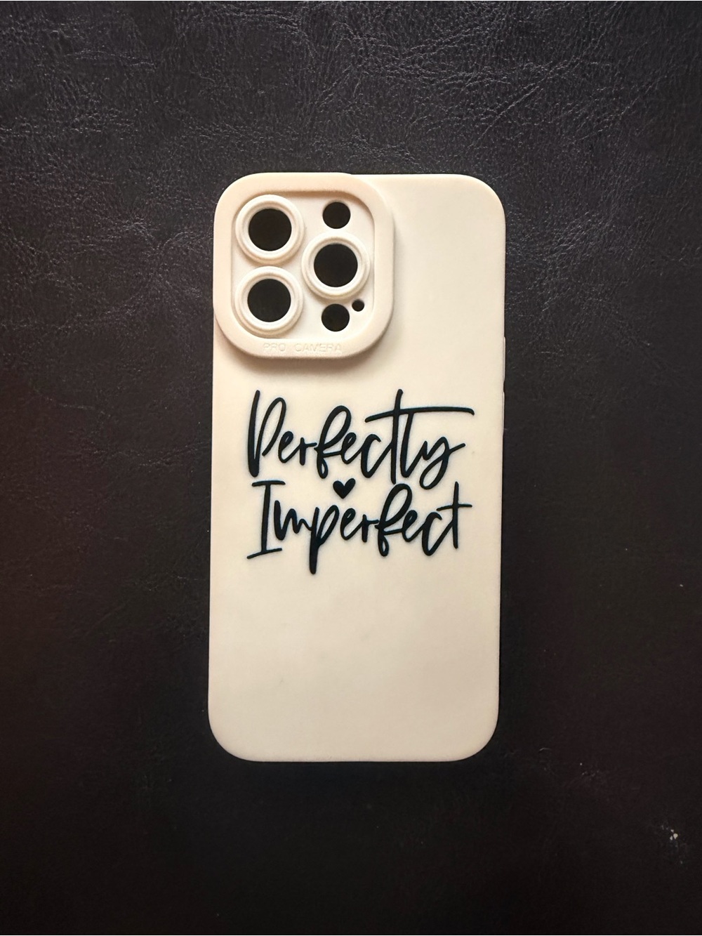 Sand "Perfectly Imperfect" Silicone iPhone 13 Pro Case - Slim Protective Cover